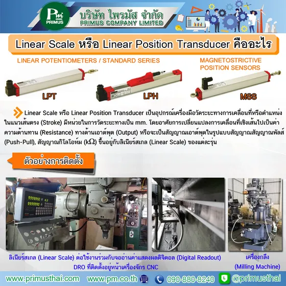 Linear Scale หรือ Linear Position Transducer คืออะไร?
