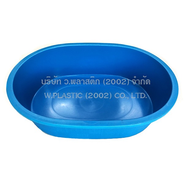 BLUE OVALSHAPED CEMENT MIXING TUB No.220