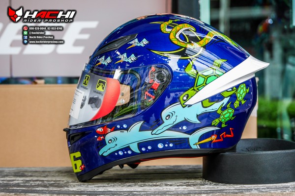 agv k1 zoo blue