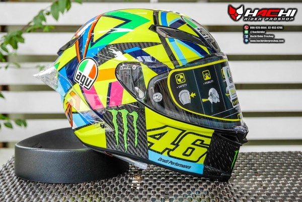 AGV Pista GP-R: Rossi Soleluna 2016