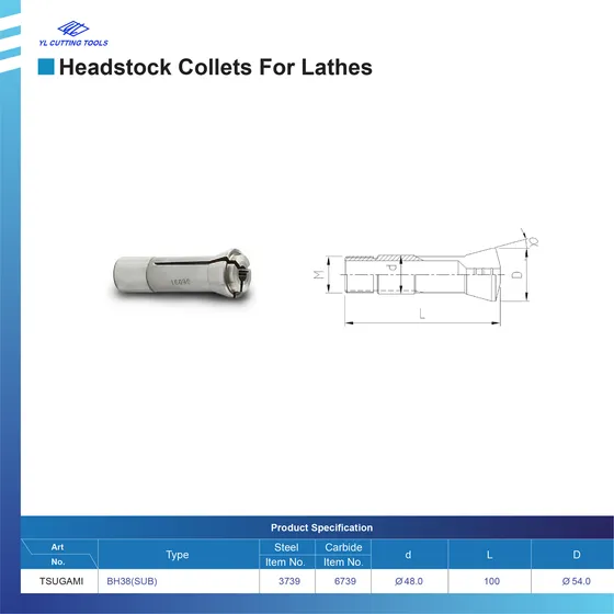 Headstock Collets For Lathes_BH38(SUB)