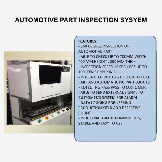 Automotive Part Inspection System